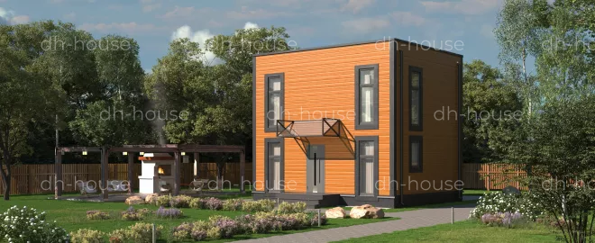 Модульный дом LIGHT 88 в Абакане для круглогодичного проживания